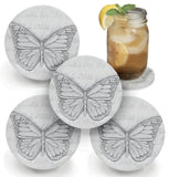 Butterfly Drink Coasters