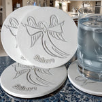 Believe Angel Drink Coasters