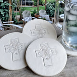 Dogwood Cross Drink Coasters