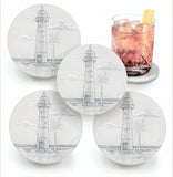 Lighthouse Drink Coasters