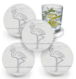 Flamingo Drink Coasters