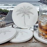 Palm Tree Drink Coasters