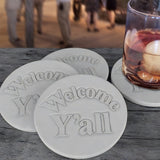 Welcome Y'all Drink Coasters