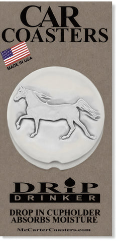 Walking Horse Car Coasters