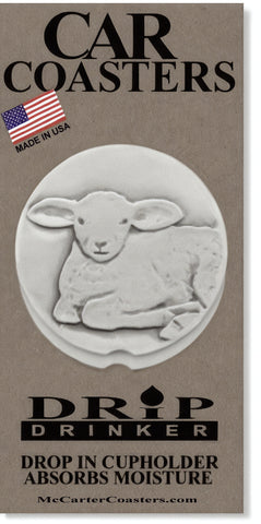 Lamb Car Coasters