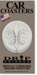 Fleur de Lis Car Coasters