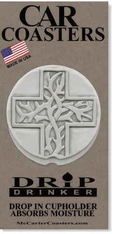 Thorn Cross Car Coasters