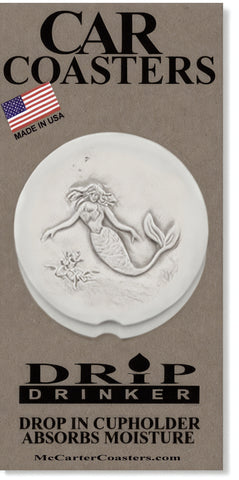 Mermaid Car Coasters