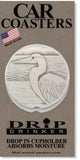 Egret Car Coasters