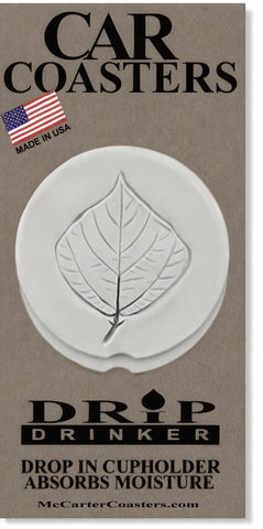 Kudzu Leaf Car Coasters