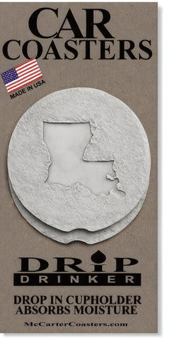 Louisiana Stone Car Coasters