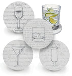 Cocktail Glass Drink Coasters