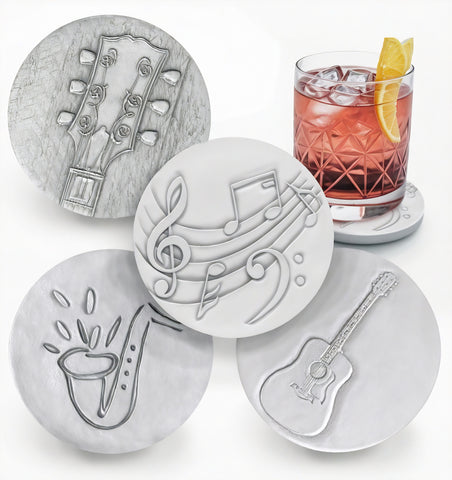 Assorted Music Drink Coasters (set of 4)